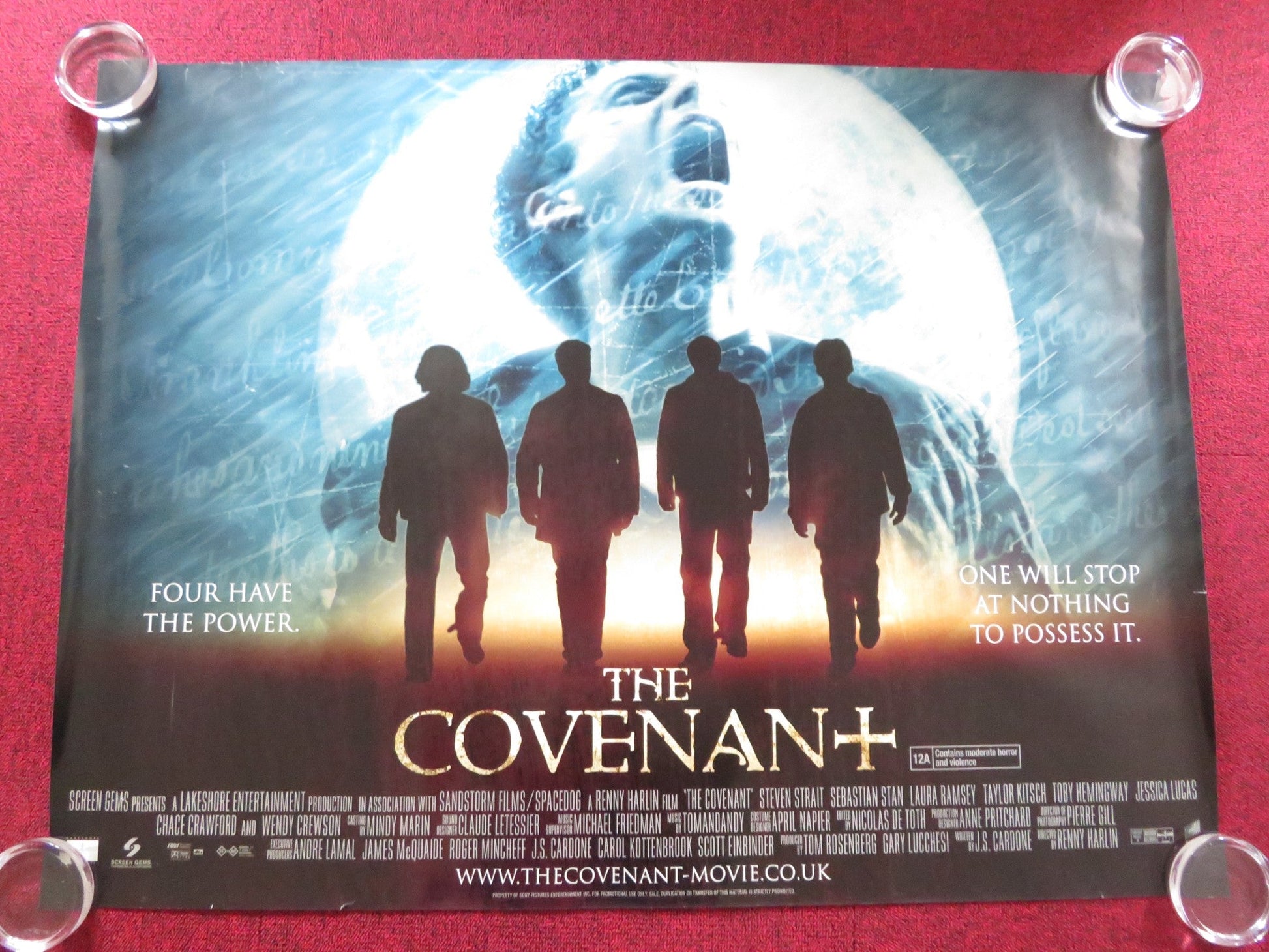 THE COVENANT UK QUAD (30"x 40") ROLLED POSTER STEVEN STRAIT LAURA RAMSEY 2006 Rendezvous Cinema Movie posters