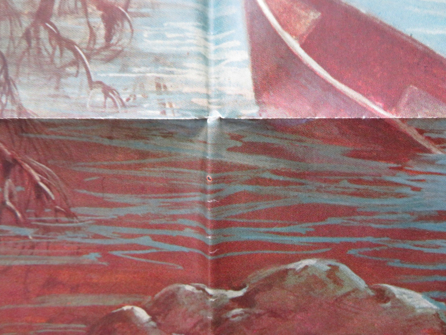 THE CRATER LAKE MONSTER FOLDED US ONE SHEET POSTER RICHARD CARDELLA 1977 Rendezvous Cinema Movie posters