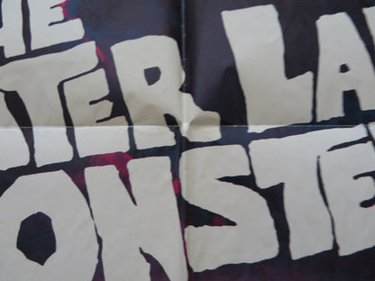 THE CRATER LAKE MONSTER FOLDED US ONE SHEET POSTER RICHARD CARDELLA 1977 Rendezvous Cinema Movie posters