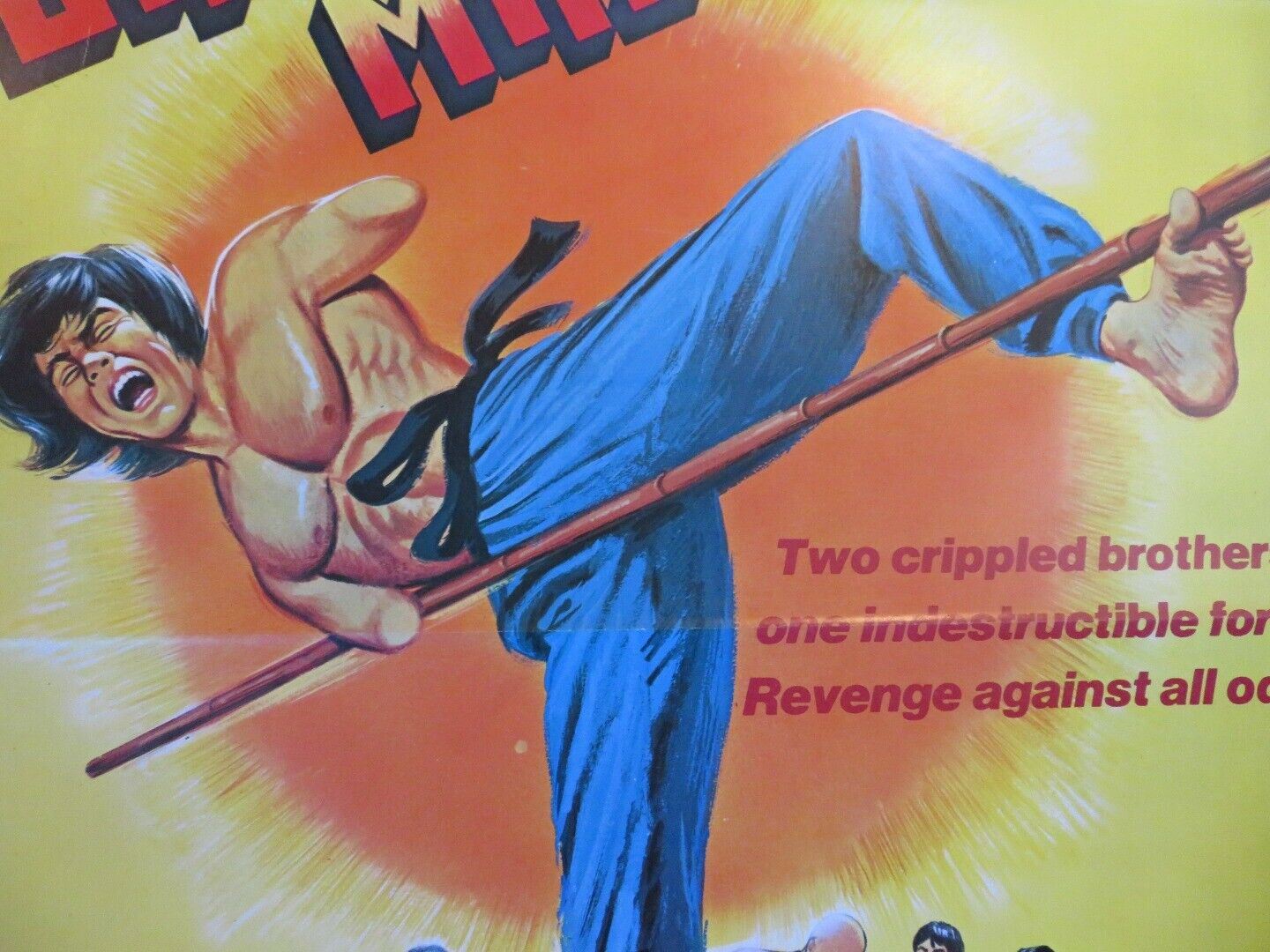 THE CRIPPLED MASTERS / Tian can di que US ROLLED POSTER FRANKIE SHUM JACK CONN - Rendezvous Cinema