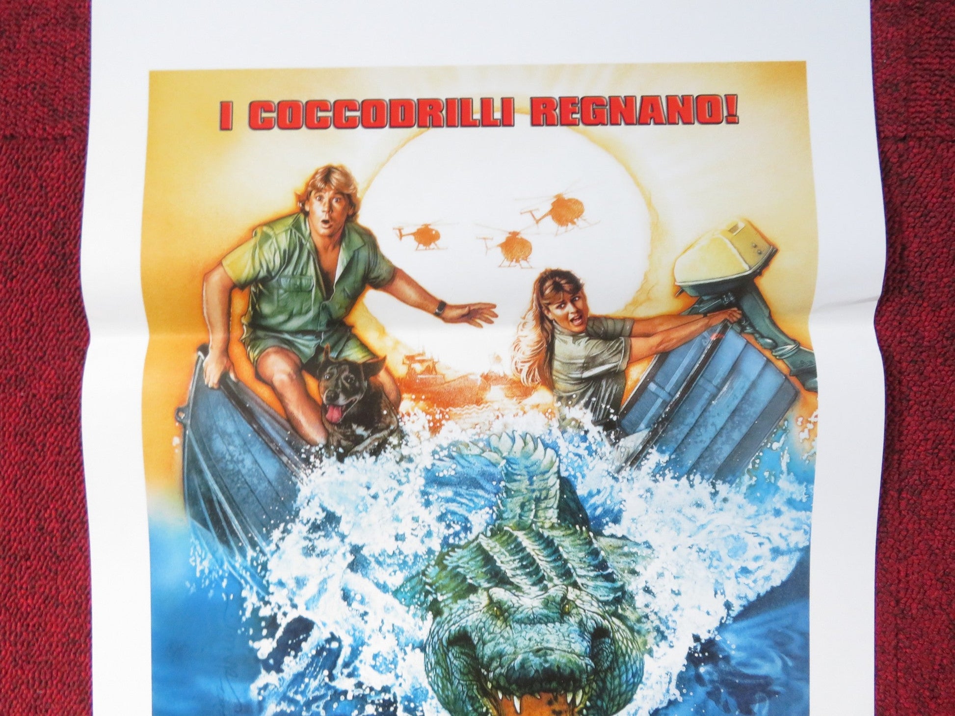 THE CROCODILE HUNTER: COLLISION COURSE ITALIAN LOCANDINA POSTER IRWIN 2002 Rendezvous Cinema Movie posters
