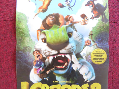THE CROODS: A NEW AGE ITALIAN LOCANDINA POSTER NICOLAS CAGE EMMA STONE 2020 Rendezvous Cinema Movie posters