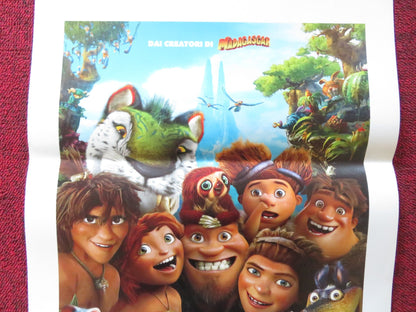 THE CROODS ITALIAN LOCANDINA POSTER NICOLAS CAGE EMMA STONE 2013 Rendezvous Cinema Movie posters