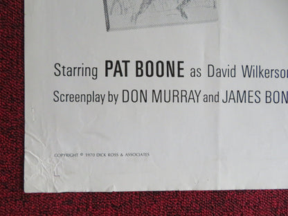 THE CROSS AND THE SWITCHBLADE FOLDED US ONE SHEET POSTER PAT BOONE E.ESTRADA '70 Rendezvous Cinema Movie posters