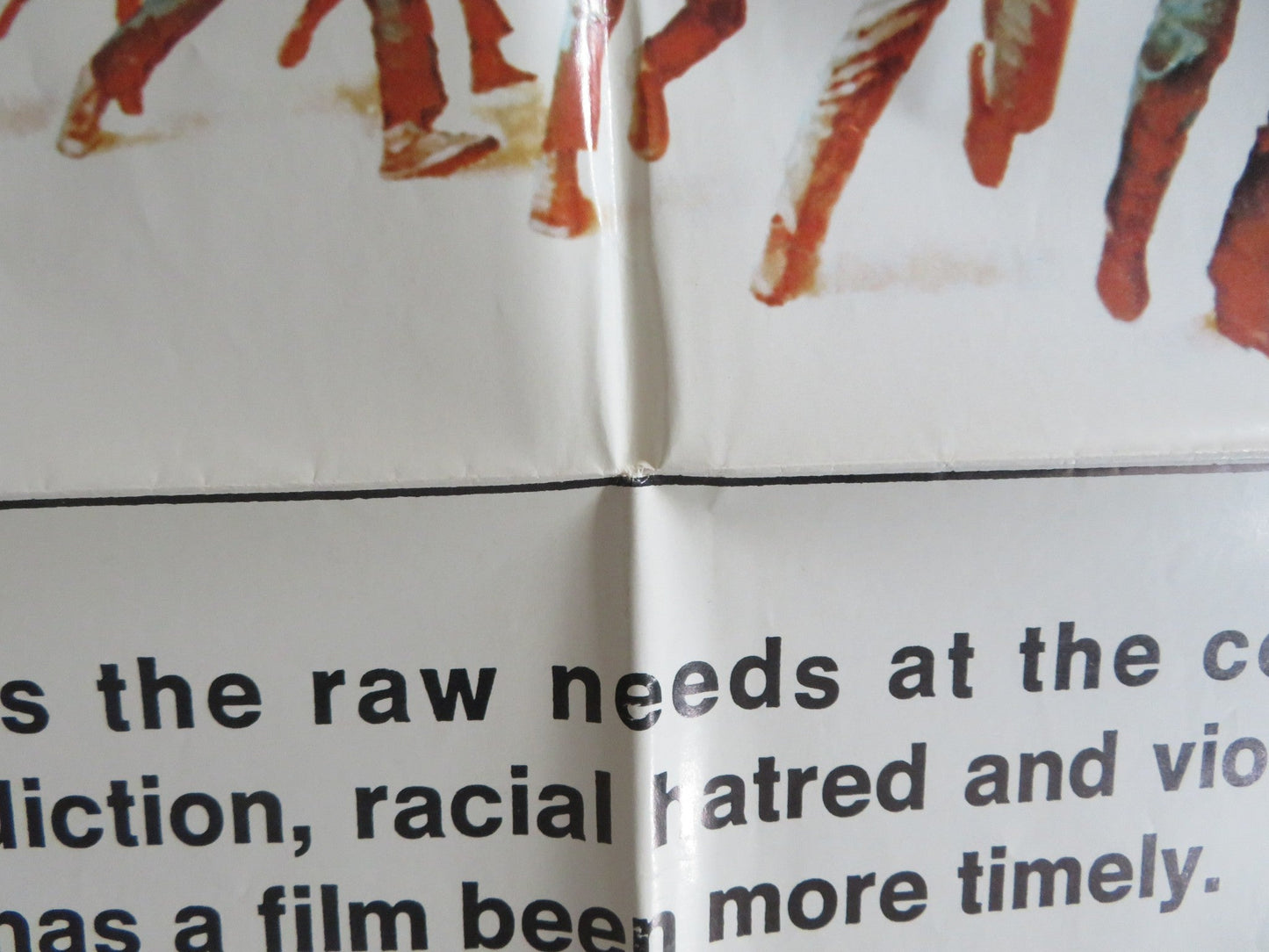 THE CROSS AND THE SWITCHBLADE FOLDED US ONE SHEET POSTER PAT BOONE E.ESTRADA '70 Rendezvous Cinema Movie posters