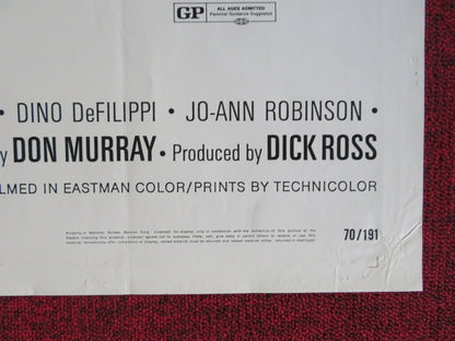 THE CROSS AND THE SWITCHBLADE FOLDED US ONE SHEET POSTER PAT BOONE E.ESTRADA '70 Rendezvous Cinema Movie posters