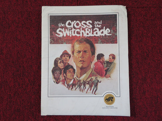 THE CROSS AND THE SWITCHBLADE PRESSKIT PAT BOONE ERIK ESTRADA 1970 - cut Rendezvous Cinema Movie posters