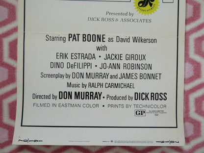 THE CROSS AND THE SWITCHBLADE US INSERT (14"x 36") POSTER PAT BOONE 1970 Movie posters