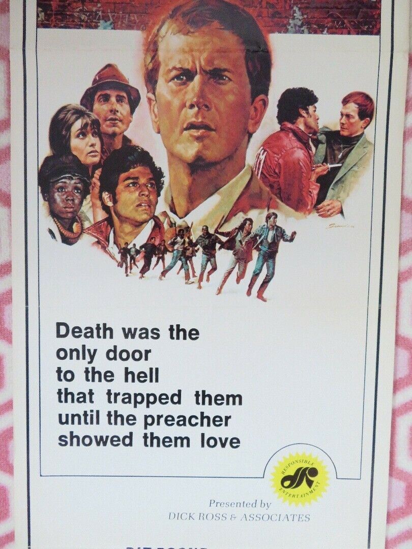 THE CROSS AND THE SWITCHBLADE US INSERT (14"x 36") POSTER PAT BOONE 1970 Movie posters
