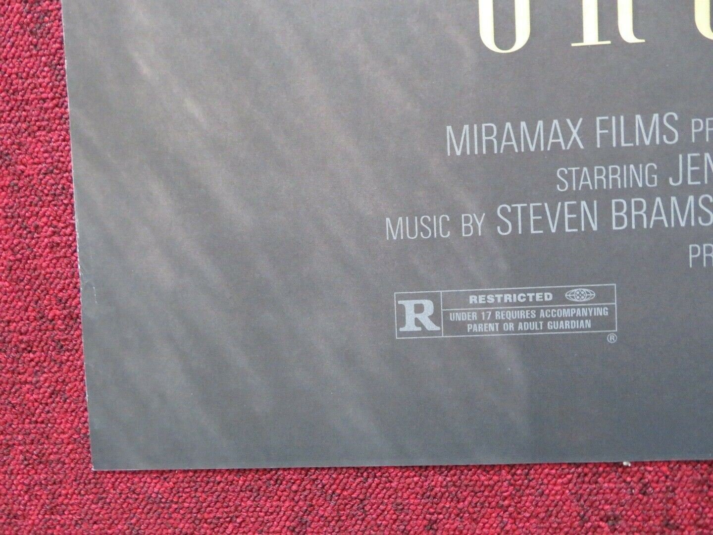 THE CRUDE OASIS US ONE SHEET ROLLED POSTER AARON SHIELDS JENNIFER TAYLOR 1995 Movie posters