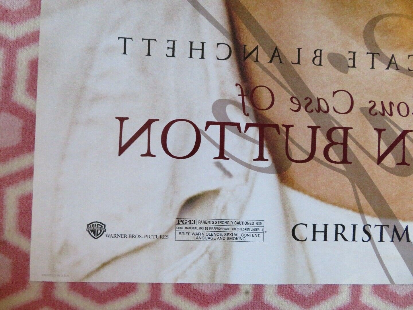 THE CURIOUS CASE OF BENJAMIN BUTTON US ONE SHEET ROLLED POSTER BRAD PITT 2008 - Rendezvous Cinema