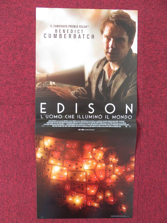 THE CURRENT WAR ITALIAN LOCANDINA POSTER BENEDICT CUMBERBATCH OLIVER POWELL 2017 Rendezvous Cinema Movie posters