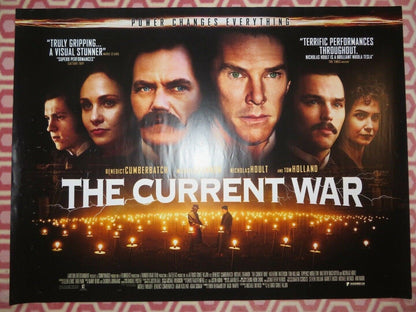 THE CURRENT WAR QUAD (30"x 40") ROLLED POSTER BENEDICT CUMBERBATCH TOM HOLLAND Movie posters