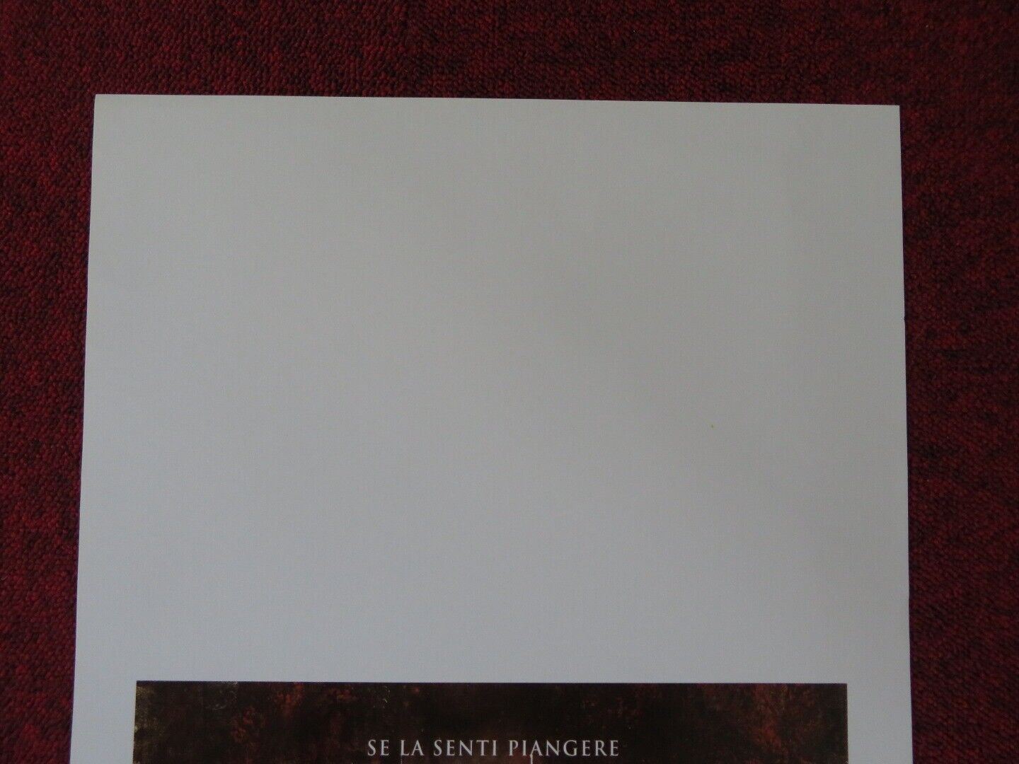 THE CURSE OF LA LLORONA ITALIAN LOCANDINA (27.5"x13") POSTER L CARDELLINI 2019 Movie posters