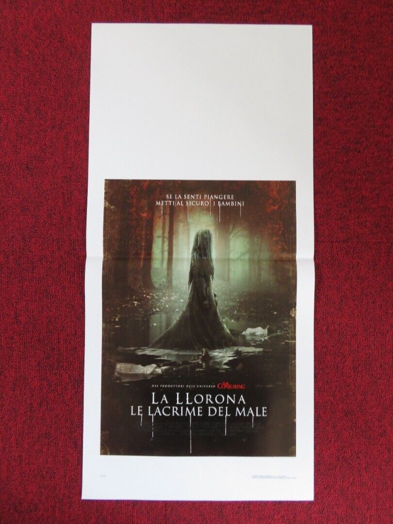THE CURSE OF LA LLORONA ITALIAN LOCANDINA (27.5"x13") POSTER L CARDELLINI 2019 Movie posters