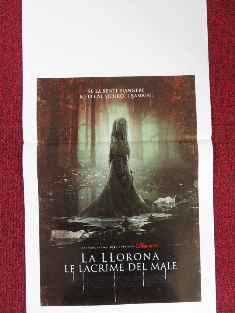 THE CURSE OF LA LLORONA ITALIAN LOCANDINA (27.5"x13") POSTER L CARDELLINI 2019 Movie posters