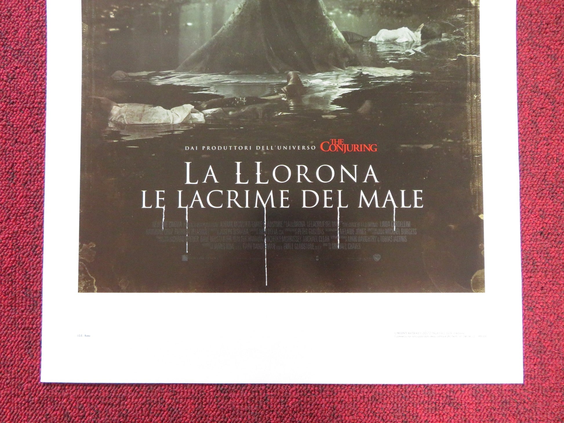 THE CURSE OF LA LLORONA ITALIAN LOCANDINA POSTER LINDA CARDELLINI 2019 Rendezvous Cinema Movie posters
