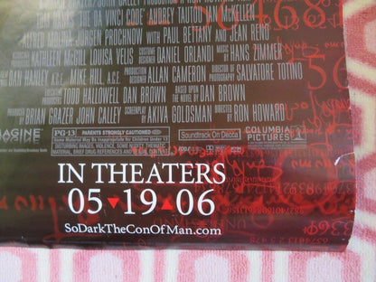 THE DA VINCI CODE ONE SHEET ROLLED POSTER AUDREY TAUTOU TOM HANKS 2006 Movie posters