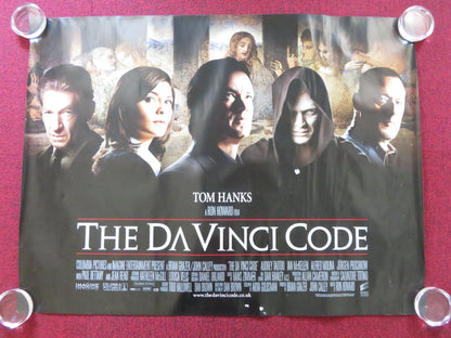 THE DA VINCI CODE UK QUAD (30"x 40") ROLLED POSTER TOM HANKS AUDREY TAUTOU 2006 Rendezvous Cinema Movie posters