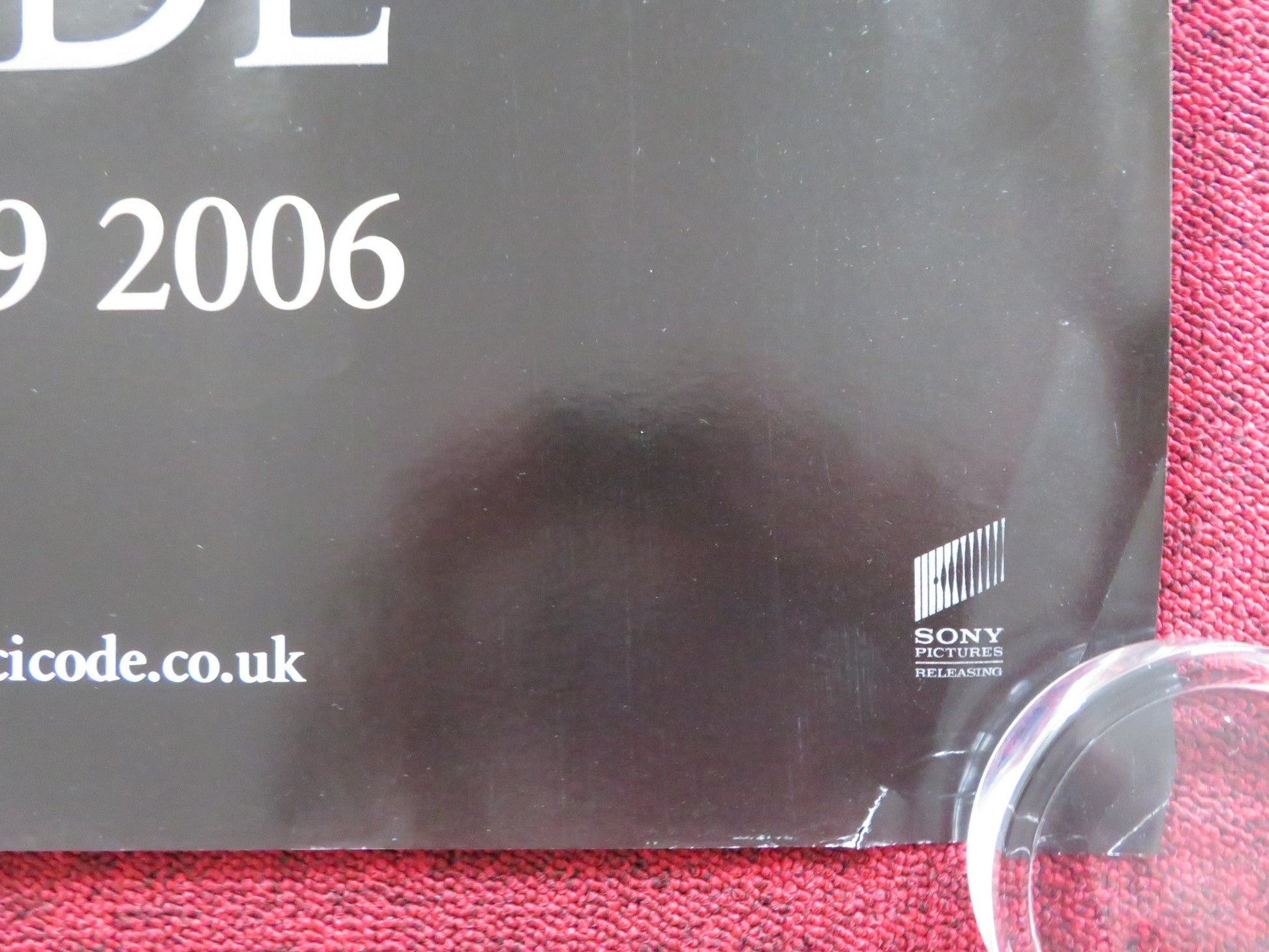 THE DA VINCI CODE UK QUAD (30"x 40") ROLLED POSTER TOM HANKS AUDREY TAUTOU 2006 Rendezvous Cinema Movie posters