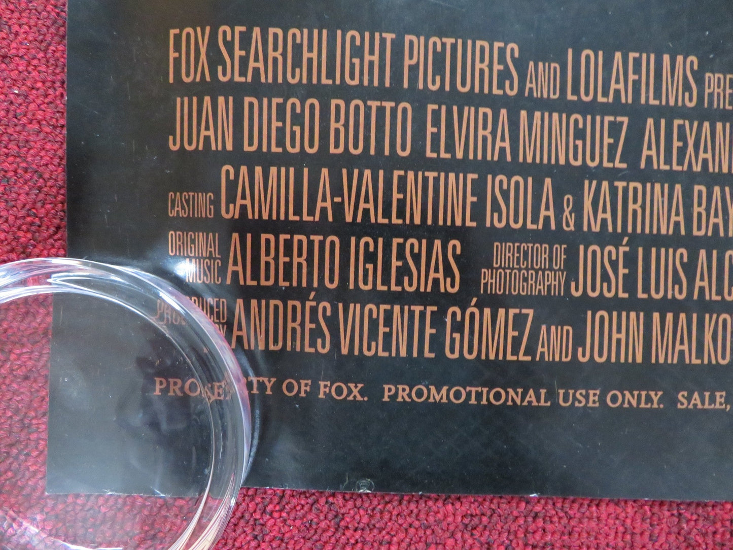 THE DANCER UPSTAIRS UK QUAD (30"x 40") ROLLED POSTER JAVIER BARDEM 2002 Rendezvous Cinema Movie posters