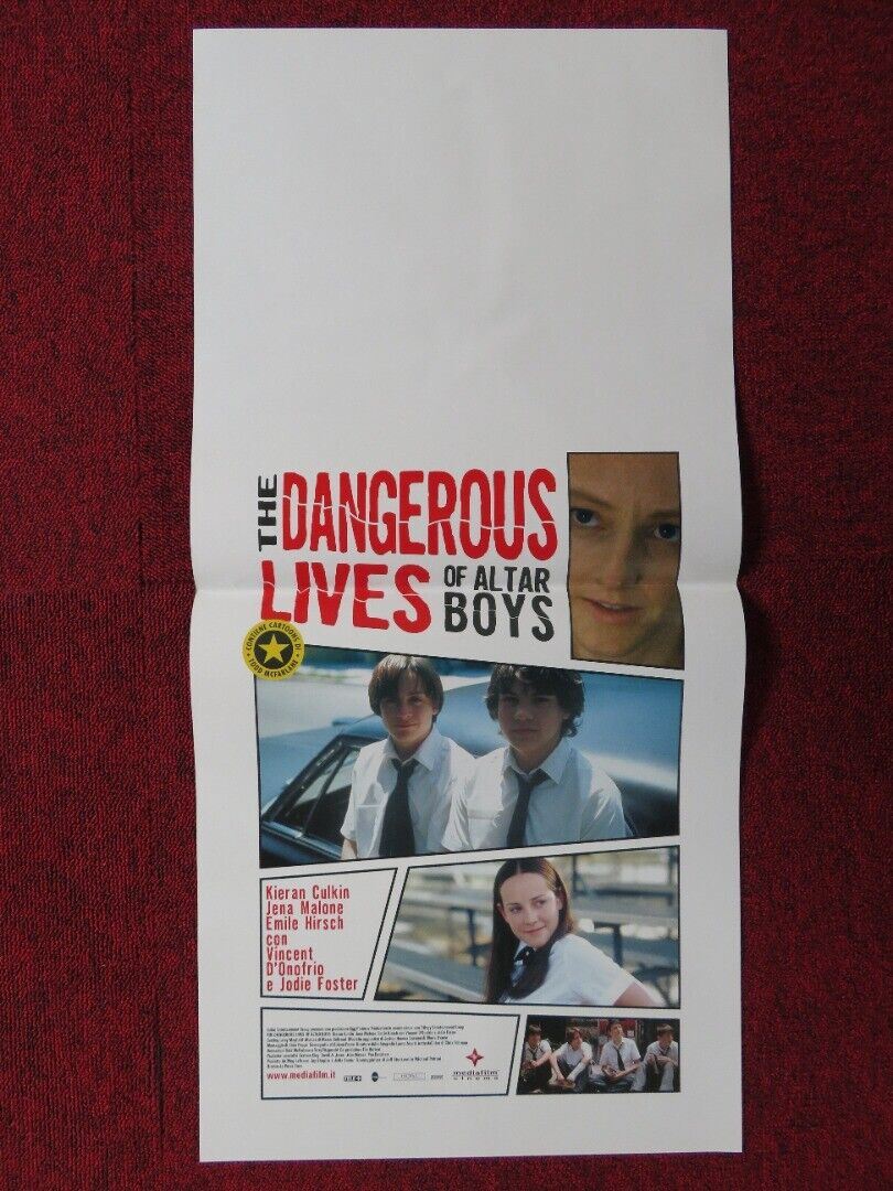 THE DANGEROUS LIVES OF ALTER BOYS ITALIAN LOCANDINA (27.5"x13") POSTER 2002 - Rendezvous Cinema