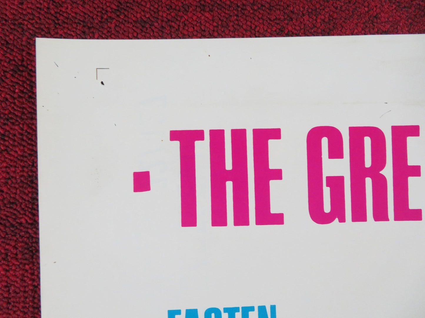 THE DAREDEVIL FOLDED US ONE SHEET POSTER GEORGE MONTGOMERY TERRY MOORE 1972 Rendezvous Cinema Movie posters