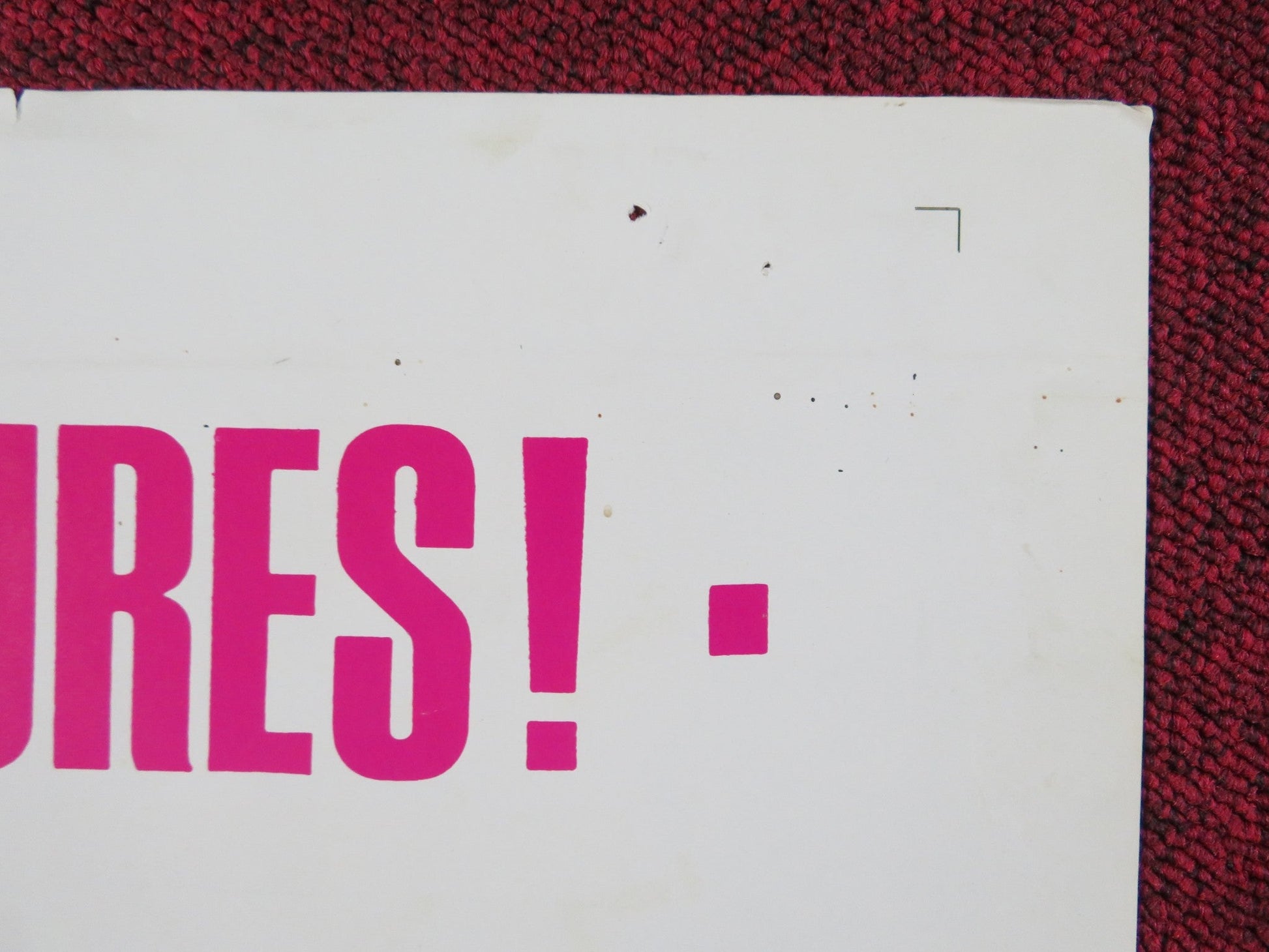 THE DAREDEVIL FOLDED US ONE SHEET POSTER GEORGE MONTGOMERY TERRY MOORE 1972 Rendezvous Cinema Movie posters