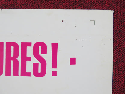 THE DAREDEVIL FOLDED US ONE SHEET POSTER GEORGE MONTGOMERY TERRY MOORE 1972 Rendezvous Cinema Movie posters