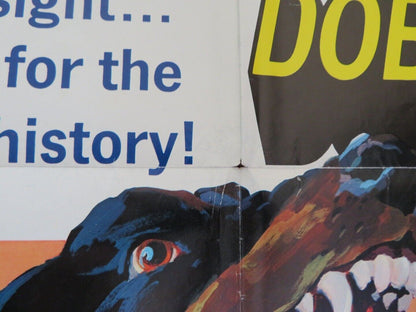 THE DARING DOBERMANS FOLDED US ONE SHEET POSTER DAVID MOSES 1973 - Rendezvous Cinema