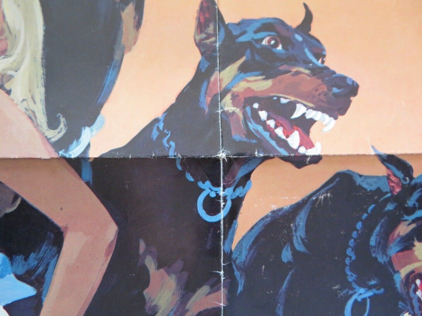 THE DARING DOBERMANS FOLDED US ONE SHEET POSTER DAVID MOSES 1973 - Rendezvous Cinema