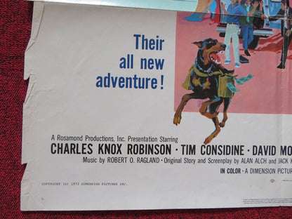 THE DARING DOBERMANS FOLDED US ONE SHEET POSTER DAVID MOSES 1973 - Rendezvous Cinema