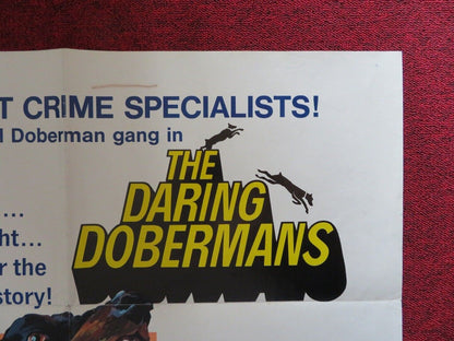 THE DARING DOBERMANS FOLDED US ONE SHEET POSTER DAVID MOSES 1973 - Rendezvous Cinema