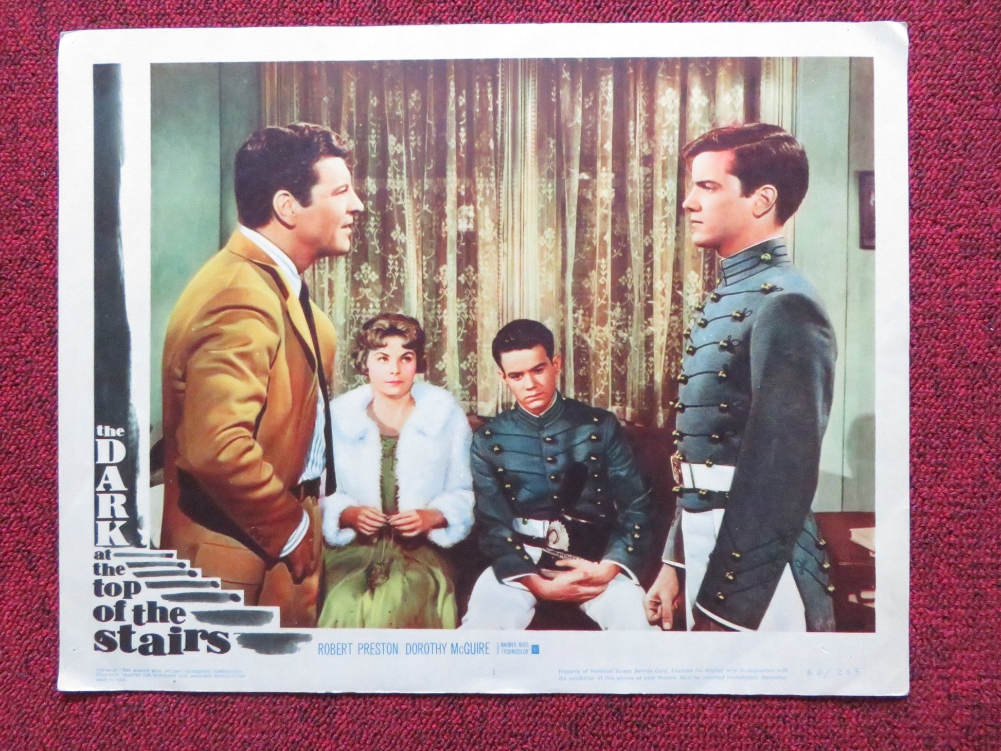 THE DARK AT THE TOP OF THE STAIRS US LOBBY CARD FULL SET ROBERT PRESTON 1960 Rendezvous Cinema Movie posters