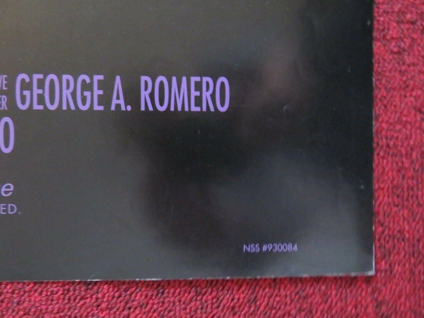 THE DARK HALF FOLDED US ONE SHEET POSTER STEPHEN KING GEORGE A. ROMERO 1993 Movie posters