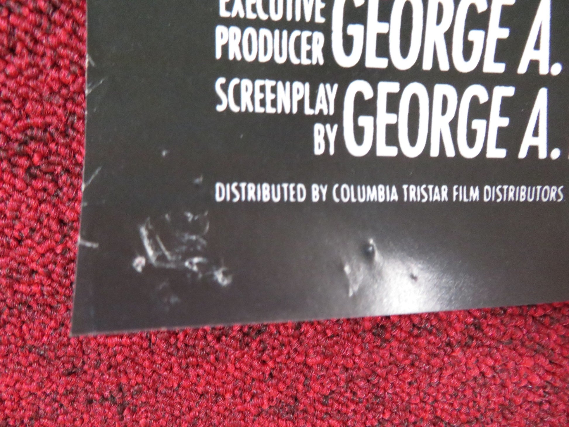 THE DARK HALF VHS POSTER STEPHEN KING TIMOTHY HUTTON 1993 Rendezvous Cinema Movie posters