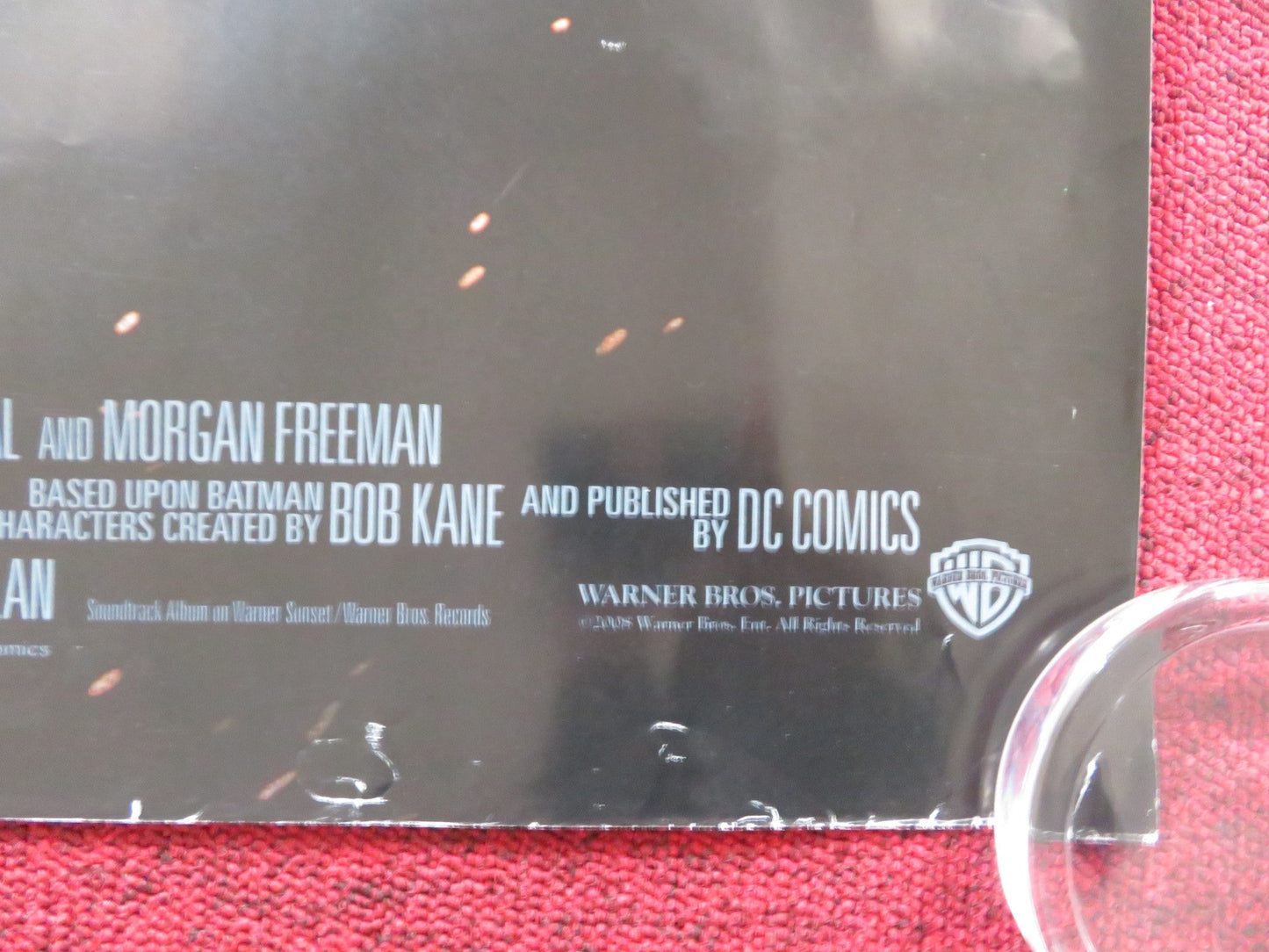 THE DARK KNIGHT - B UK QUAD (30"x 40") ROLLED POSTER CHRISTIAN BALE LEDGER 2008 Rendezvous Cinema Movie posters