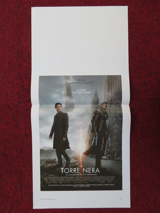 THE DARK TOWER ITALIAN LOCANDINA (27.5"x13") POSTER IDRIS ELBA M MCCONAUGH 2017 Movie posters