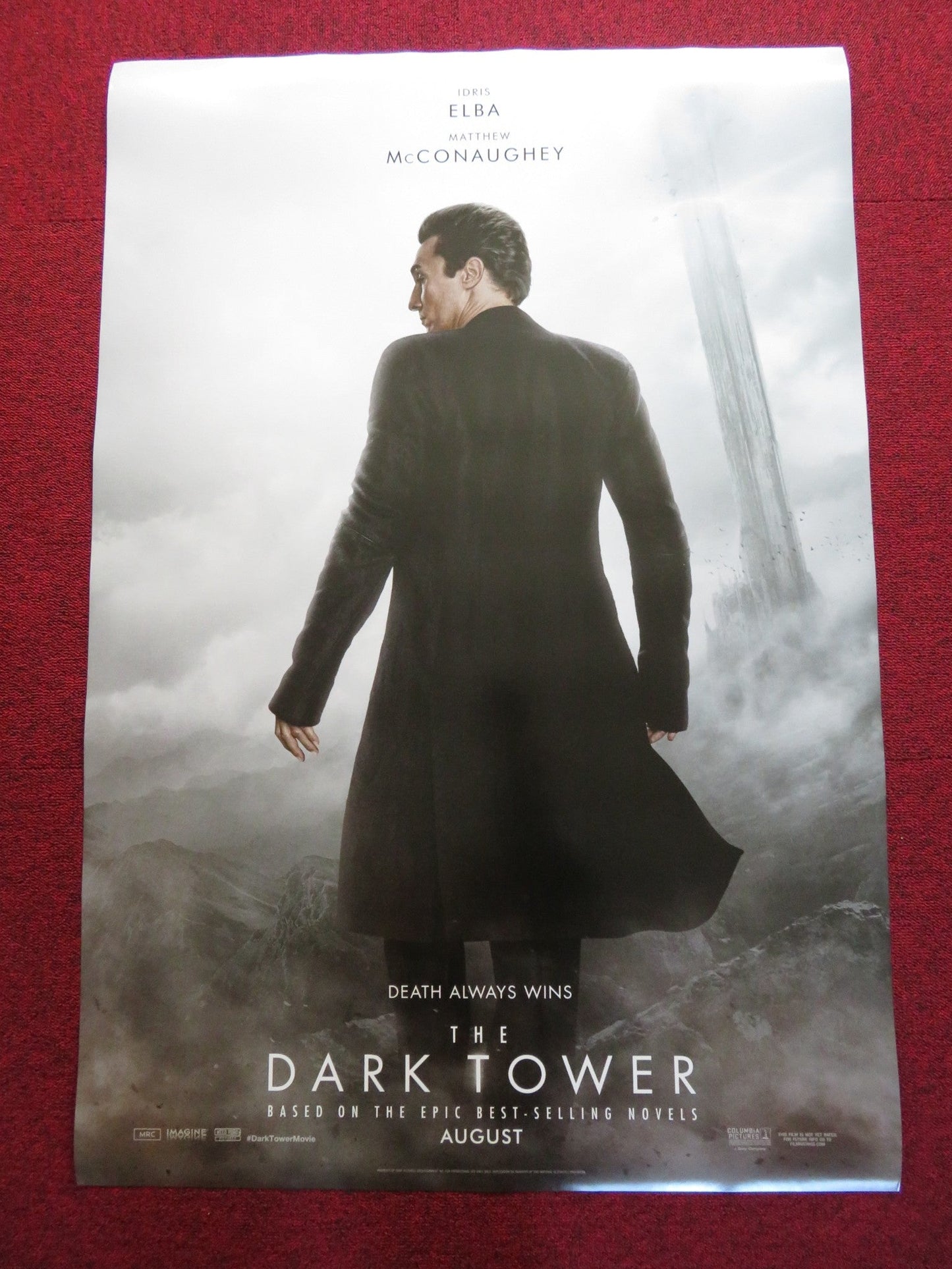 THE DARK TOWER US ONE SHEET ROLLED POSTER IDRIS ELBA MATTHEW MCCONAUGHEY 2017 Rendezvous Cinema Movie posters