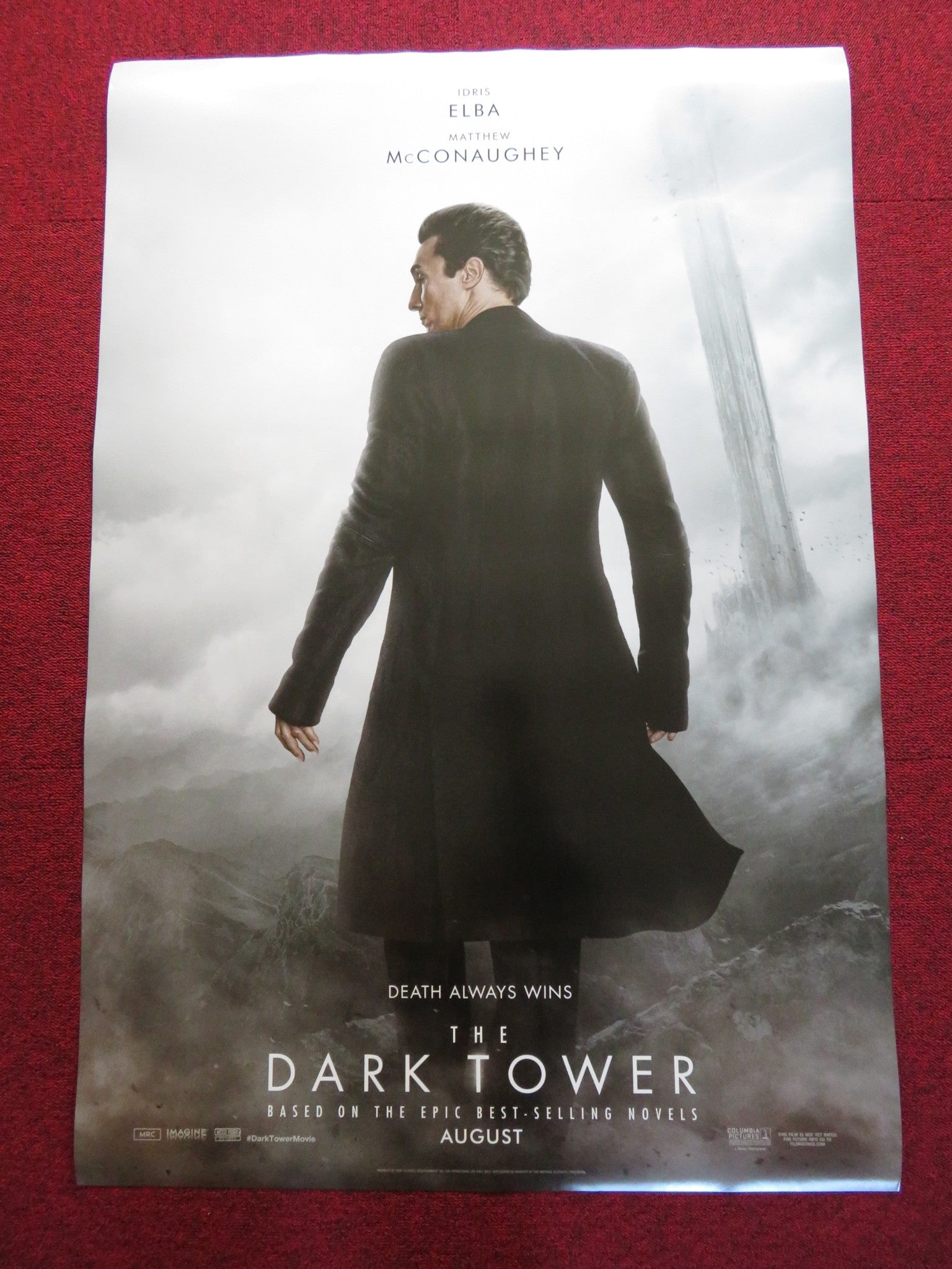 THE DARK TOWER US ONE SHEET ROLLED POSTER IDRIS ELBA MATTHEW MCCONAUGHEY 2017 Rendezvous Cinema Movie posters