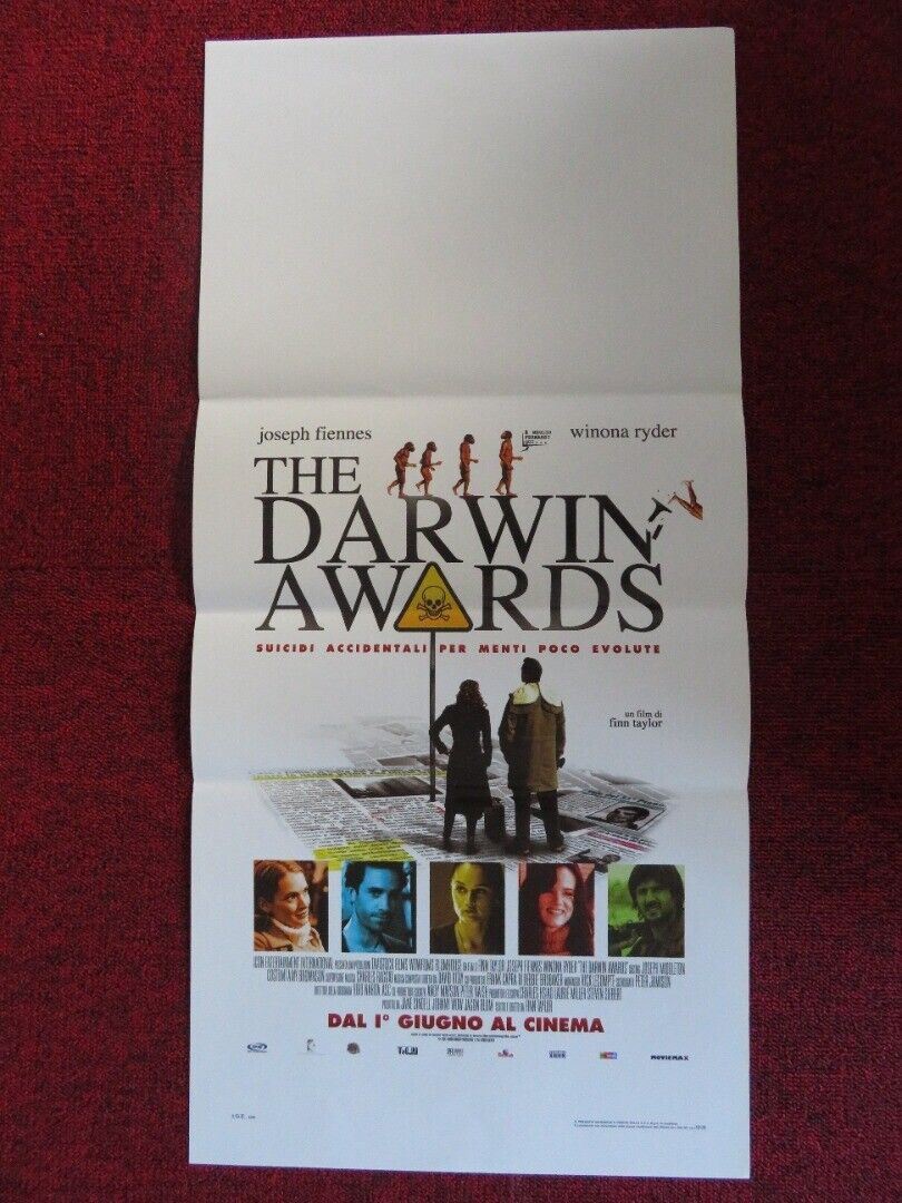 THE DARWIN AWARDS ITALIAN LOCANDINA (27"x13") POSTER WINONA RYDER 2006 - Rendezvous Cinema