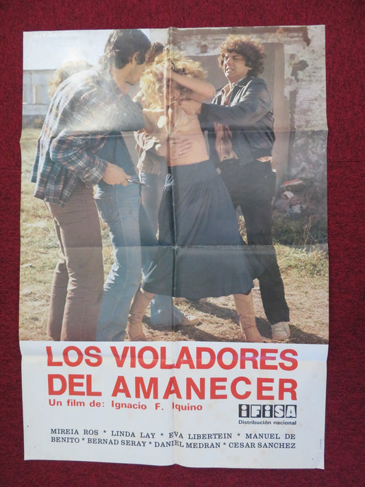 THE DAWN RAPISTS SPANISH POSTER MIREIA ROS LINDA LAY 1978 Rendezvous Cinema Movie posters