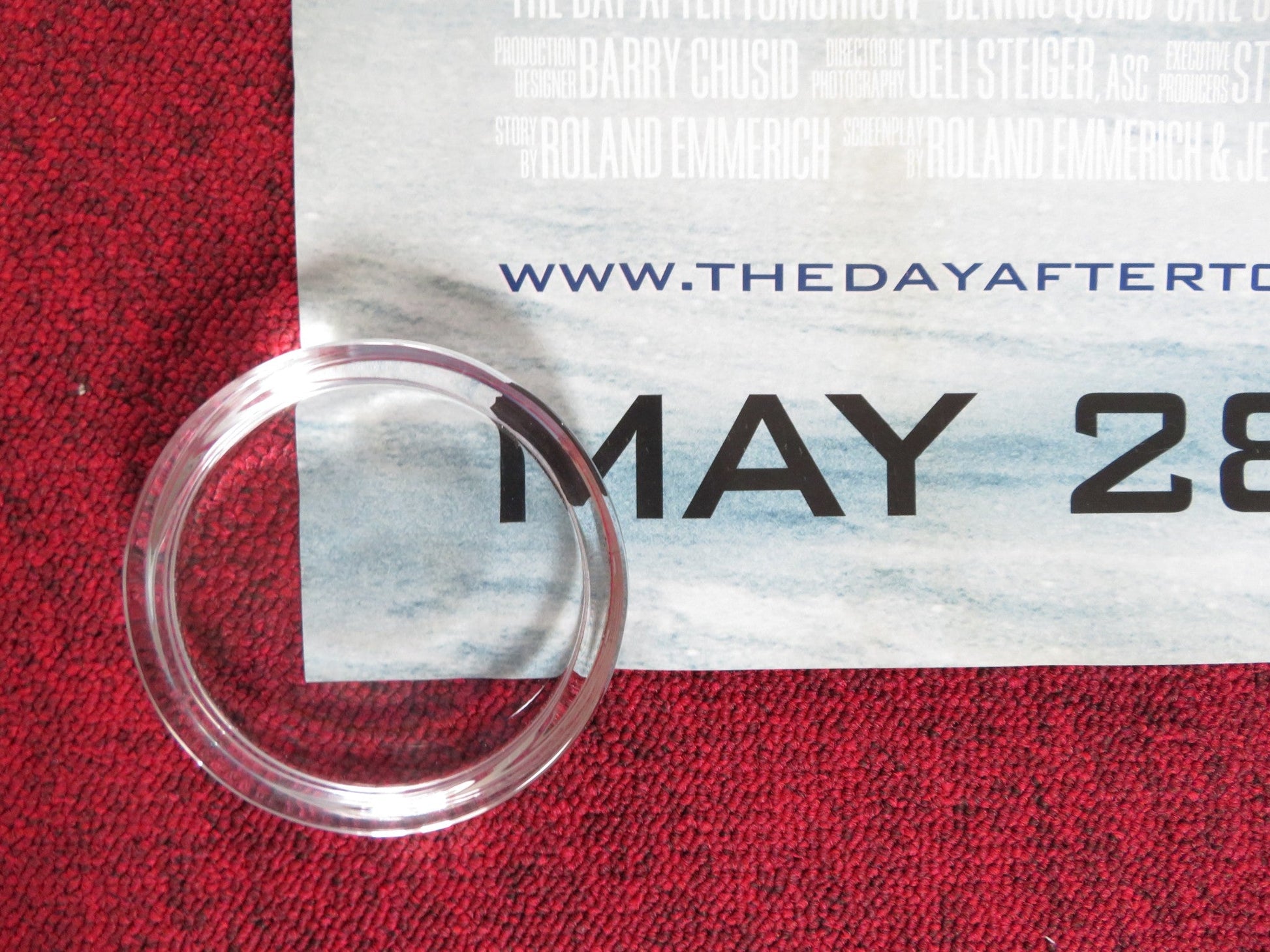 THE DAY AFTER TOMORROW UK QUAD ROLLED POSTER DENNIS QUAD JAKE GYLLENHAAL 2004 Rendezvous Cinema Movie posters