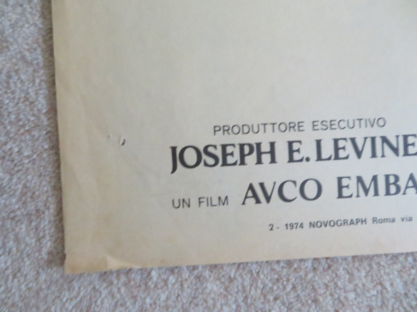 THE DAY OF THE DOLPHIN ITALIAN 2 FOGLIO POSTER GEORGE C. SCOTT 1973 Rendezvous Cinema Movie posters