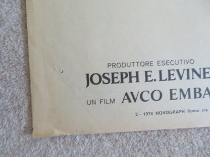 THE DAY OF THE DOLPHIN ITALIAN 2 FOGLIO POSTER GEORGE C. SCOTT 1973 Rendezvous Cinema Movie posters