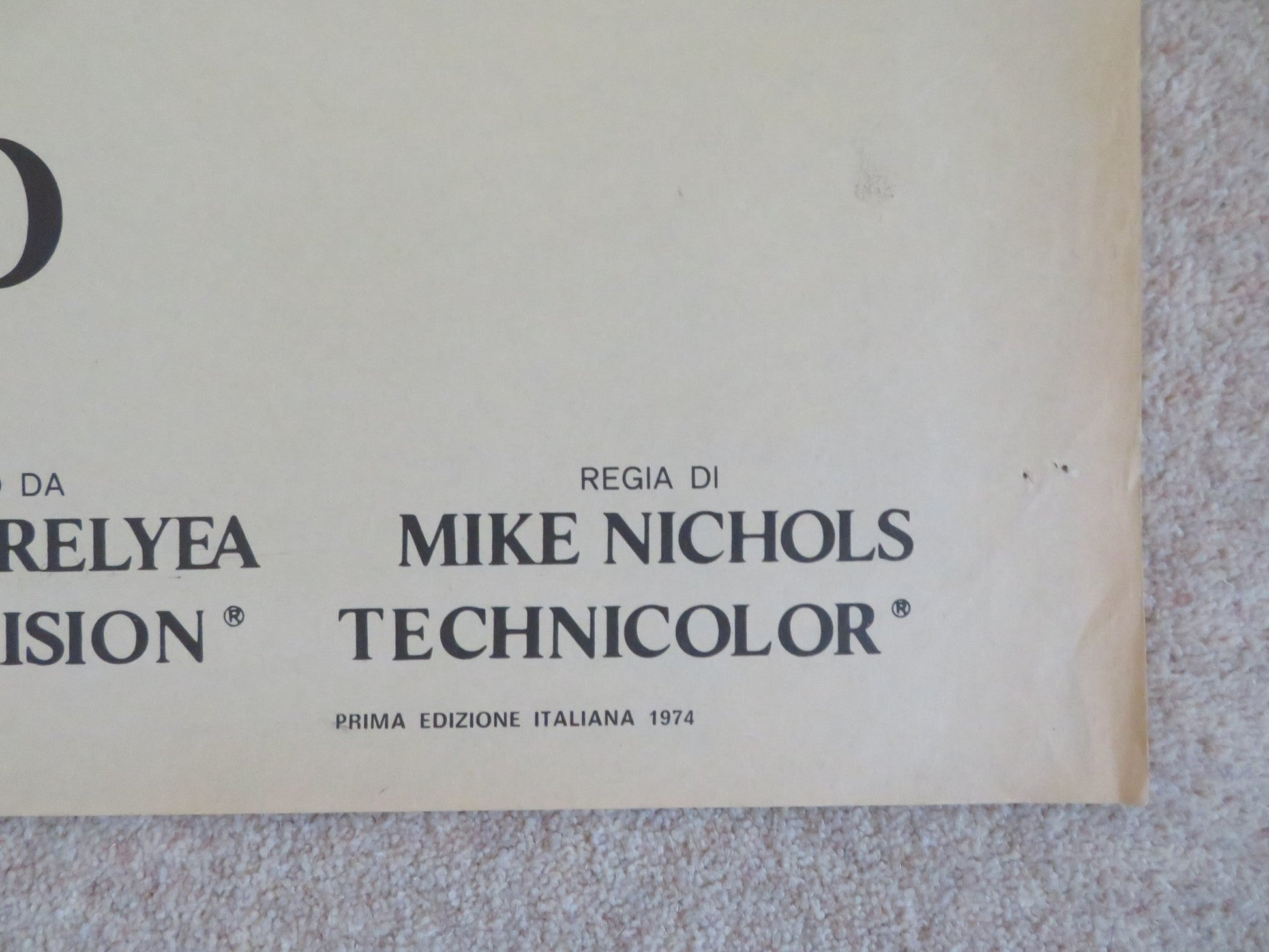 THE DAY OF THE DOLPHIN ITALIAN 2 FOGLIO POSTER GEORGE C. SCOTT 1973 Rendezvous Cinema Movie posters