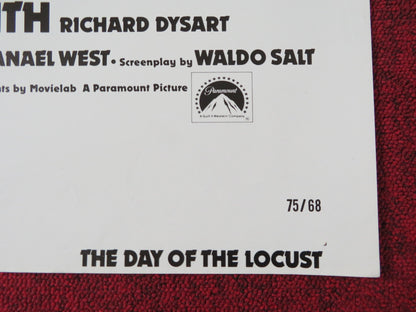THE DAY OF THE LOCUST FOLDED US ONE SHEET POSTER DONALD SUTHERLAND K. BLACK 1975 Rendezvous Cinema Movie posters
