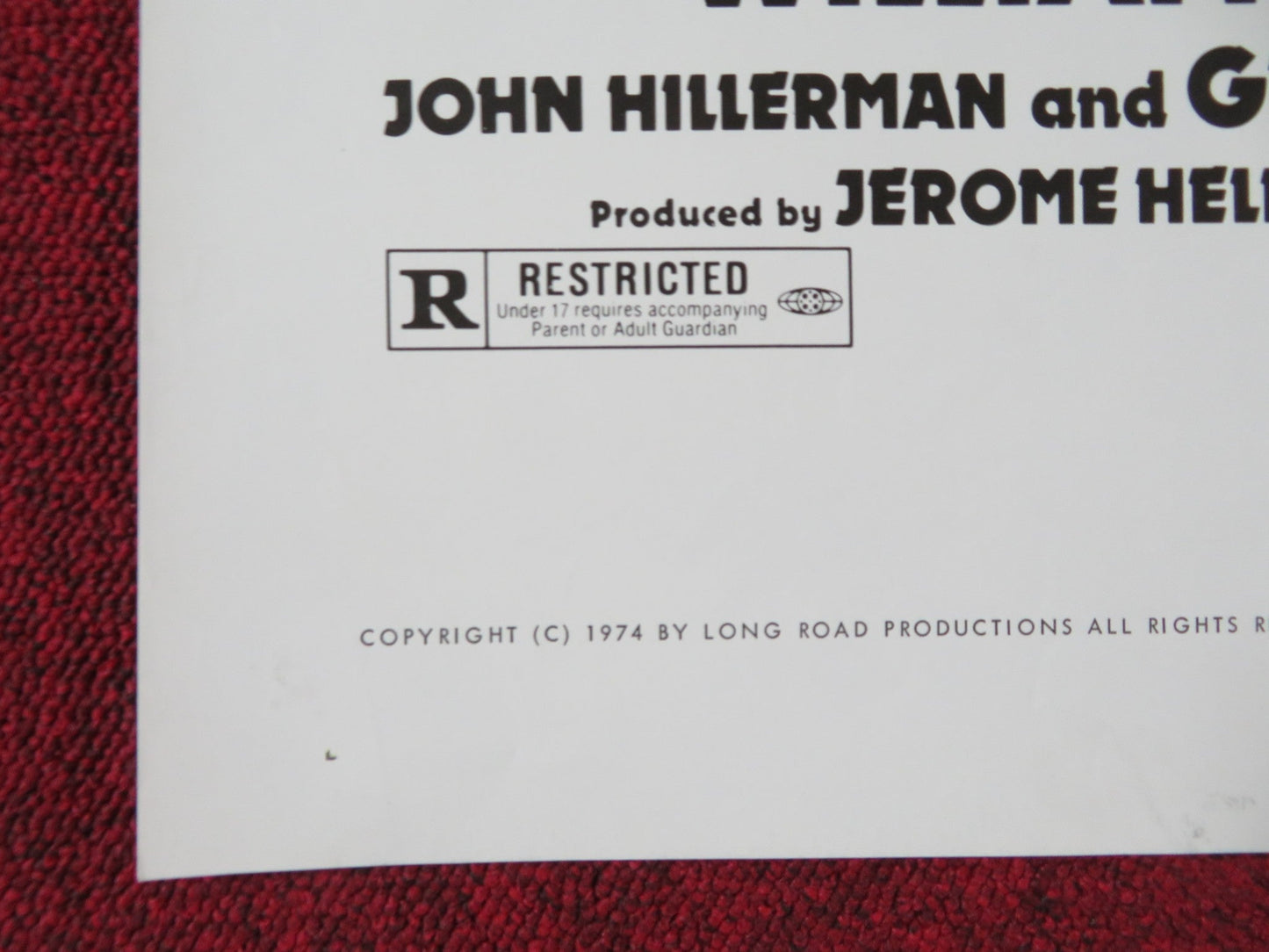 THE DAY OF THE LOCUST FOLDED US ONE SHEET POSTER DONALD SUTHERLAND K. BLACK 1975 Rendezvous Cinema Movie posters