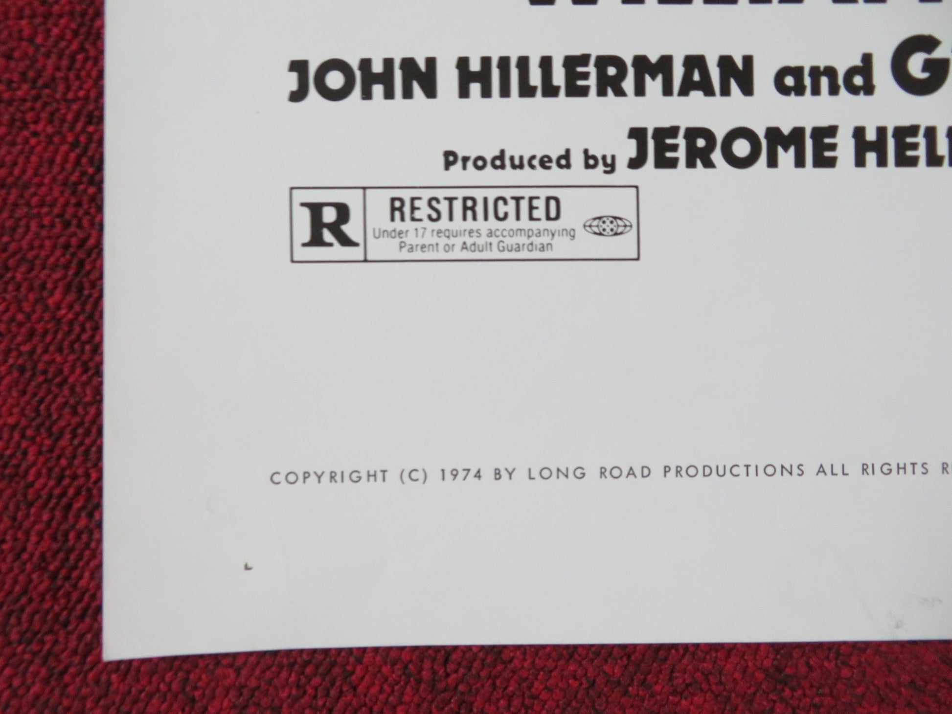 THE DAY OF THE LOCUST FOLDED US ONE SHEET POSTER DONALD SUTHERLAND K. BLACK 1975 Rendezvous Cinema Movie posters