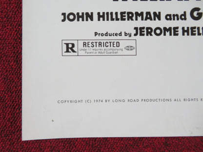 THE DAY OF THE LOCUST FOLDED US ONE SHEET POSTER DONALD SUTHERLAND K. BLACK 1975 Rendezvous Cinema Movie posters